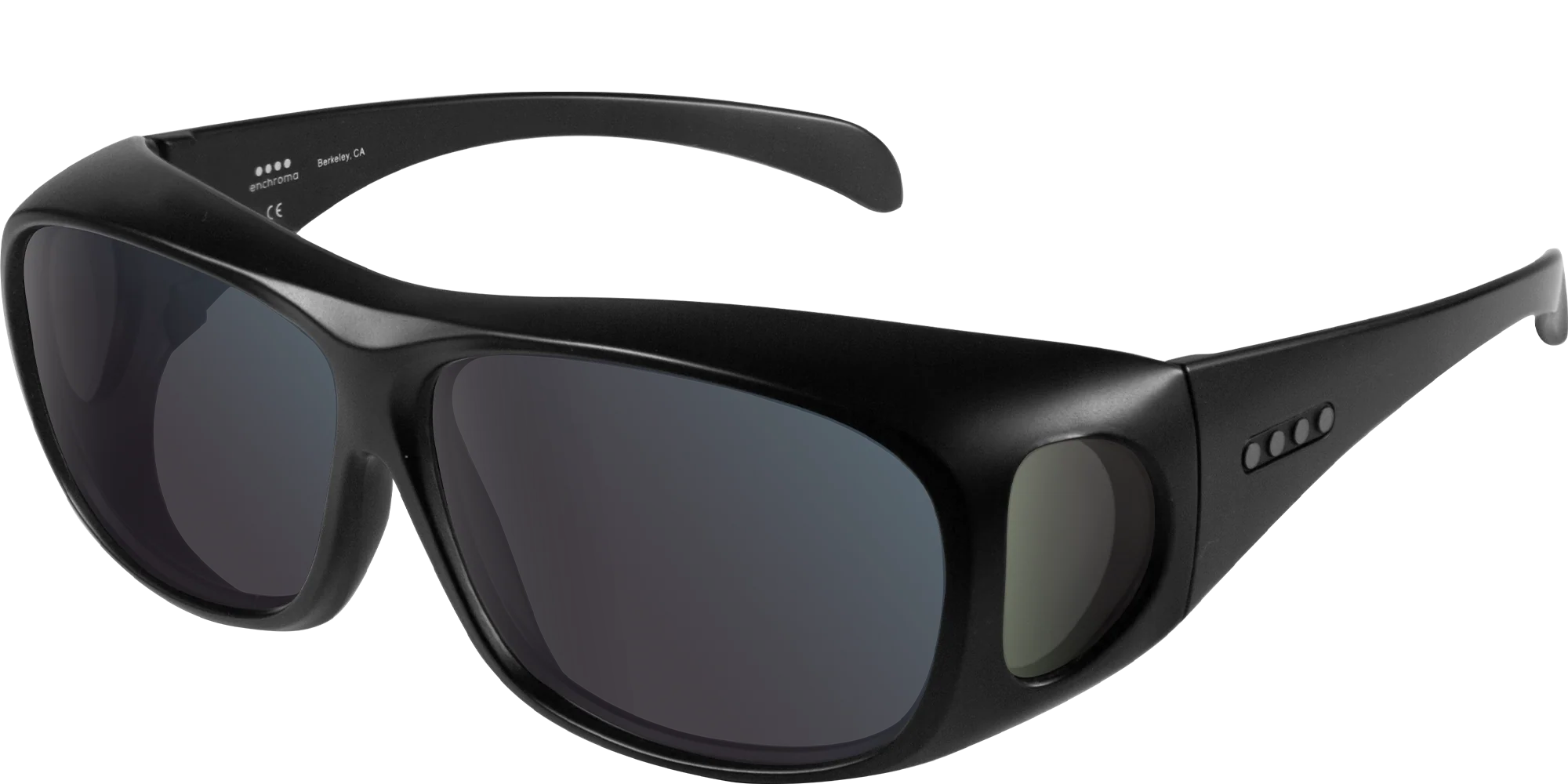 Altavista Fitover Matte Black Polarized Deutan Plano - Image 2