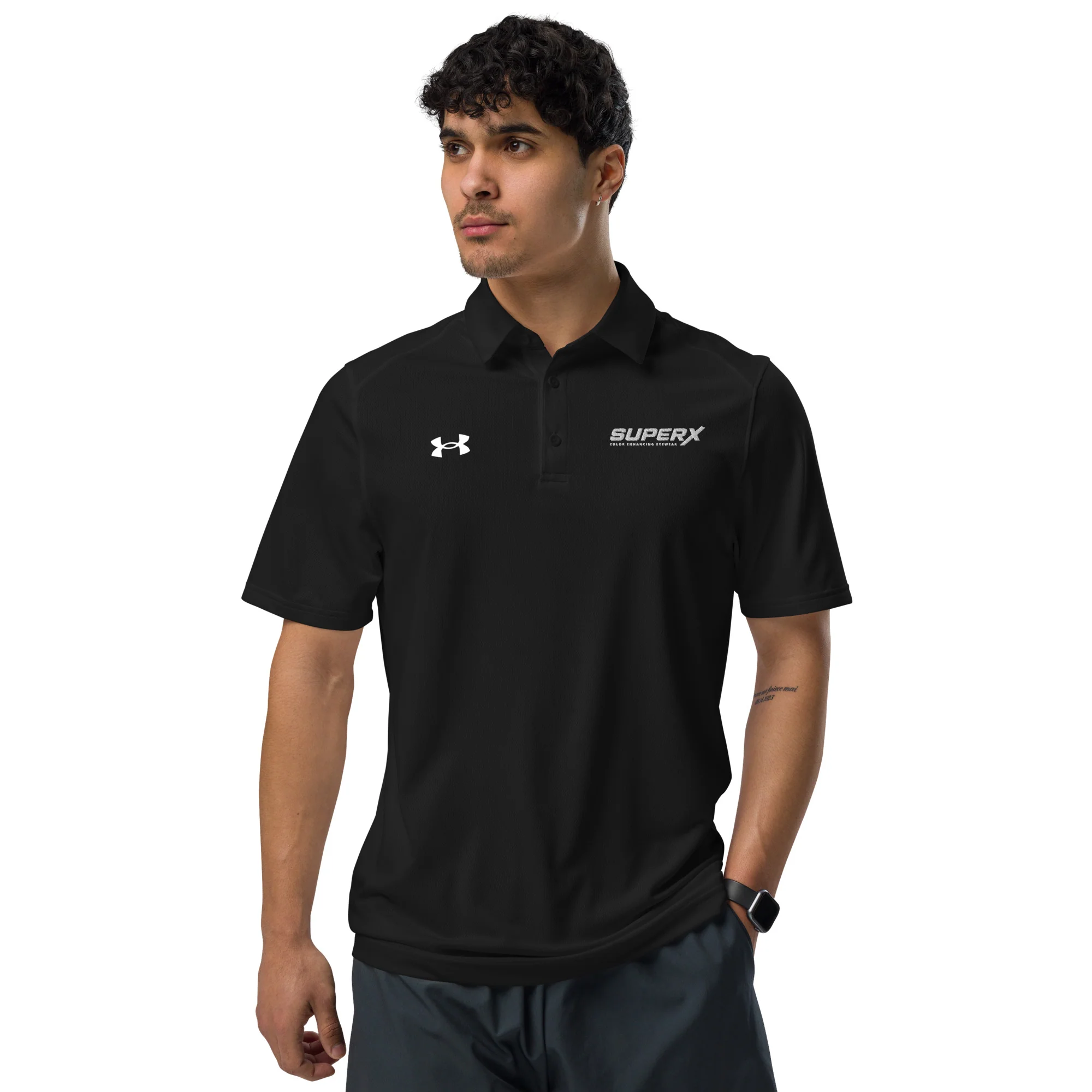 SuperX Under ArmourĀ® men's polo